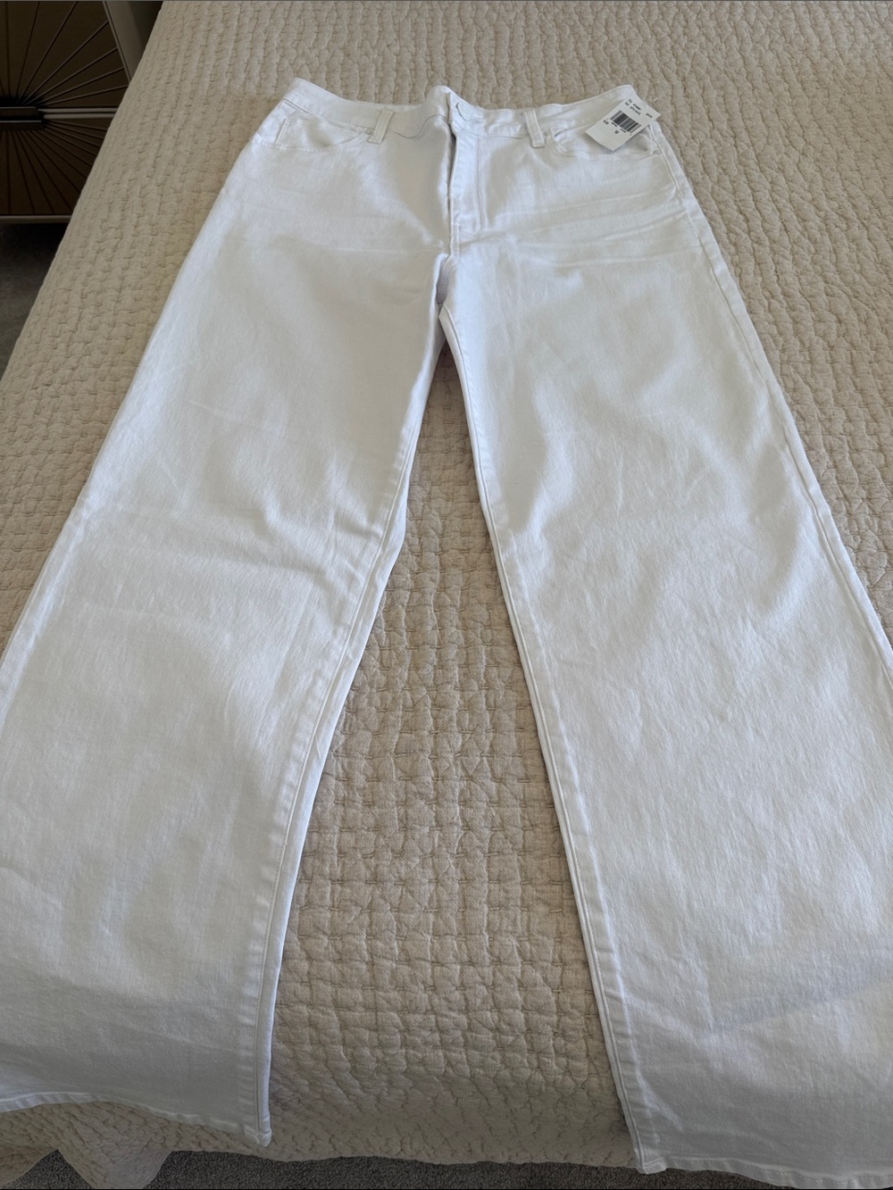 Kut from the Kloth White Wide Leg Jeans